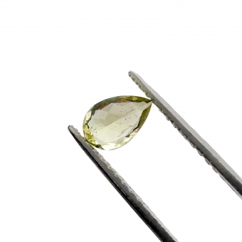 Natural Unheated Lemon Yellow Sapphire Pear Shape 0.912 Carats Gemstone - Total Price $80