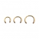 Yellow Gold Circular Barbell Screw (BCRS-Y) Yellow Gold Circular Barbell Screw (BCRS-Y)