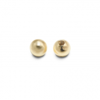 Solid Gold Internal Threading Ball