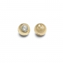 Gold Ball with ZC stone for BCR Gold Ball with ZC stone for BCR