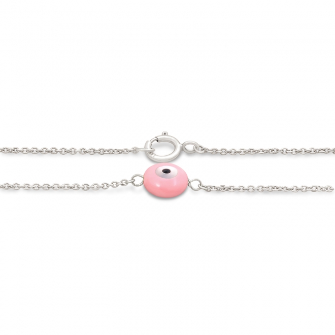 Gold Bracelet Pink Evil Eye Gold Bracelet Pink Evil Eye