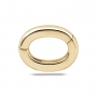 Monroe Oval Clasp Charm Holder 