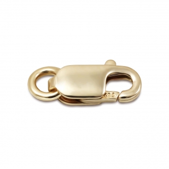 Gold Flat Clasp Closure For Chain