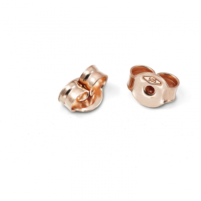 Gold Butterfly Closure 4.5mm For Stud Earring Gold Butterfly Closure 4.5mm For Stud Earring