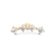 Gold Helix Piercing with 4 x 3mm Gemstones Gold Helix Piercing with 4 x 3mm Gemstones