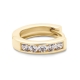 Yellow Gold CZ set Huggie Earring (By Piece) Yellow Gold CZ set Huggie Earring (By Piece)