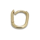 Yellow Gold Oval Huggie Earrings (By Piece) Yellow Gold Oval Huggie Earrings (By Piece)