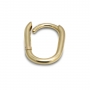 Gold Oval Huggie Earrings (By Piece)