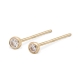 Yellow Gold Diamond Nose Stud 2.2mm Gemstone Yellow Gold Diamond Nose Stud 2.2mm Gemstone
