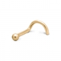 Gold 1.6mm Ball Nose Stud Gold 1.6mm Ball Nose Stud