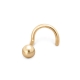 Gold 2.5mm Ball Nose Stud Gold 2.5mm Ball Nose Stud