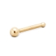 Gold 2mm Ball Nose Stud Gold 2mm Ball Nose Stud
