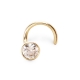 Nose Stud light weight with 2.2mm gemstone Nose Stud light weight with 2.2mm gemstone