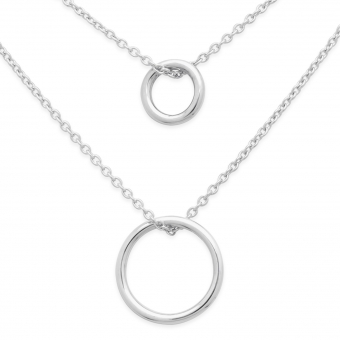 Gold 8mm Ring Necklace