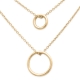 Yellow Gold 8mm Ring Necklace Yellow Gold 8mm Ring Necklace
