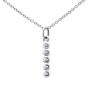Gold Straight 5 Balls Necklace Gold Straight 5 Balls Necklace