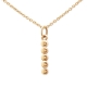 Gold Straight 5 Balls Necklace Gold Straight 5 Balls Necklace