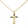 Religious Cross Shape with Diamonds Pendent