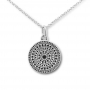 Gold 12mm Engraved Disk Necklace Gold 12mm Engraved Disk Necklace