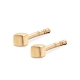 Perfect Cube Gold Stud Earrings Perfect Cube Gold Stud Earrings