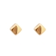 Perfect Cube Gold Stud Earrings Perfect Cube Gold Stud Earrings