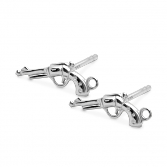 Pistal Shaped Ear Studs