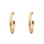 Solid Gold Hoop Earrings