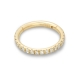 Yellow Gold Front Diamond Segment Earrings Yellow Gold Front Diamond Segment Earrings