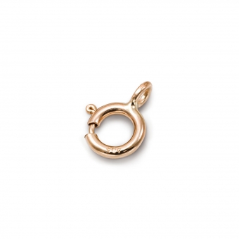 Gold Spring Lock Closure 4.5mm