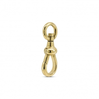 Gold swivel snap hook