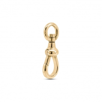 Gold swivel snap hook