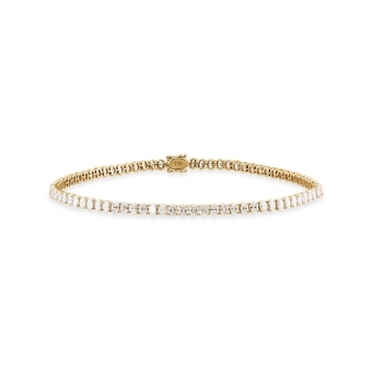 Eternity Oval Diamonds Tennis Bracelet