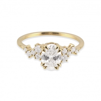 Golden Radiance Diamond Ring