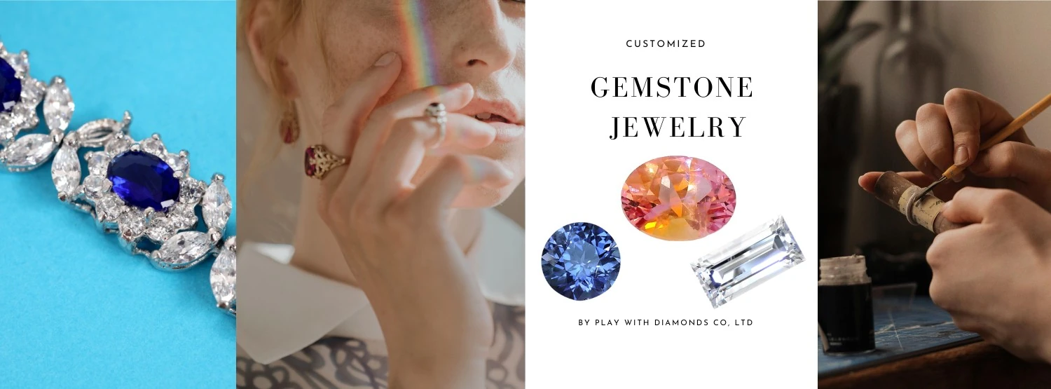 Gemstones, finished jewelry and jewelry development